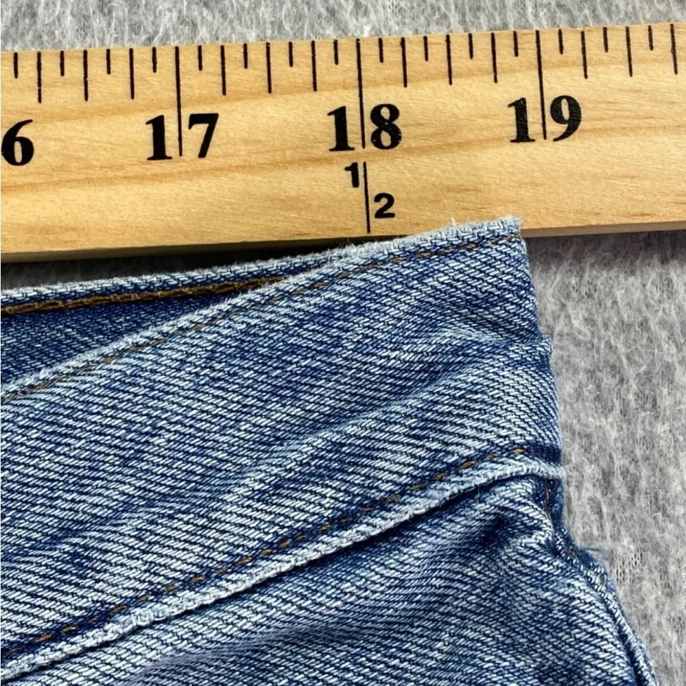 Madewell The Dad Jean 32 High Rise Med Wash Button Fly 100% Cotton Relaxed Fit - Picture 5 of 12